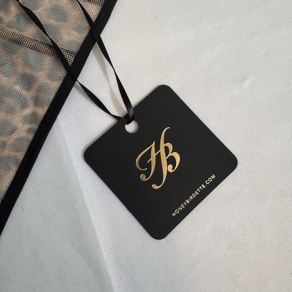 Honey Birdette Sophie Leopard Brief‎ Panty Size Medium - Picture 7 of 9